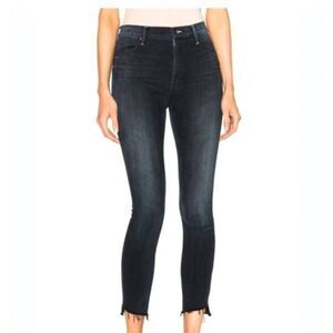 MOTHER Stunner Zip Ankle Step Fray All I Want Sz 25